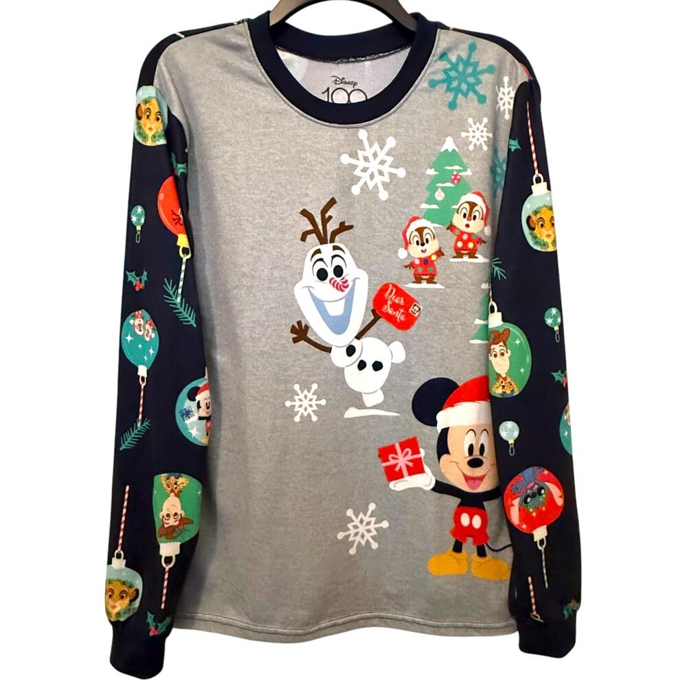 Disney 100 Anniversary Pajama Top Mens Medium